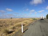 Williwa North Rest Area - Jerilderie: The flat country on the left provides distant horizons of open farmland.