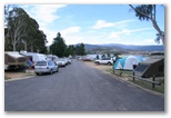 Jindabyne Holiday Park - Jindabyne: Powered sites on the left, non-powered on the right