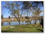 Junee Tourist Park - Junee: Powered sites for caravans with water view