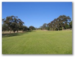 Junee Golf Course - Junee: Approach to the Green on Hole 1