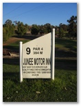 Junee Golf Course - Junee: Hole 9 - Par 4, 384 metres