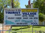Riverview Tourist Village - Katherine: Welcome sign