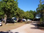 Shady Lane Tourist Park - Katherine: Typical short term van sites nearly all with some shade  the Office  is directly down the roadway  Phillip the Owner Manager is very helpful. A quiet  location  backing onto the Katherine River.