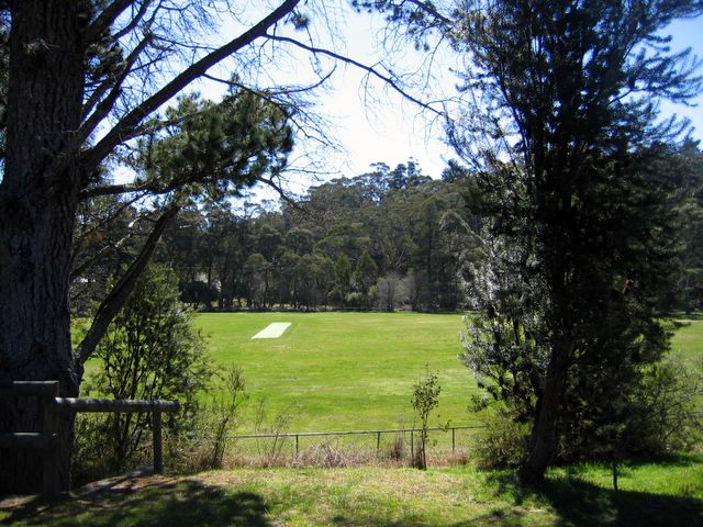 Katoomba Falls Caravan Park - Katoomba: This cricket oval is adjacent to the park