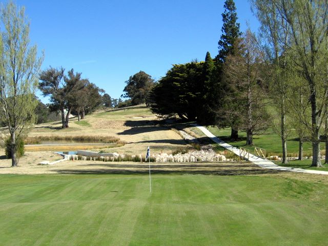 Katoomba Golf Club - Katoomba: Fairway view Hole 9 looking back along fairway