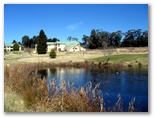 Katoomba Golf Club - Katoomba: Water feature directly in front of Hole 2 tee