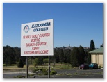 Katoomba Golf Club - Katoomba: Welcome sign