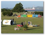 BIG4 Kelso Sands Holiday Park - Kelso: Play area for children with large jumping castle.
