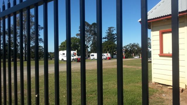 Kempsey Showground - Kempsey: Secure area. You will have no problems staying here.