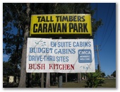 Tall Timbers Caravan Park - Kempsey: Welcome sign