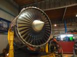 Easts Beach Holiday Park (BIG4) - Kiama: Qantas 747 Rollsroyce turbo fan engine at HANS aircraft museum.