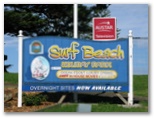 Surf Beach Holiday Park - Kiama: Surf Beach Holiday Park welcome sign