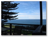 Surf Beach Holiday Park - Kiama: Verandah of the cottage.  This is a fabulous spot for whale watching.