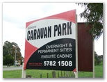 Kilmore Caravan Park - Kilmore: Kilmore Caravan Park welcome sign