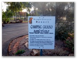 Kings Canyon Resort - Kings Canyon: Kings Canyon Resort Camping Ground welcome sign
