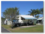 Drifters Holiday Village - Kingscliff: Powered site for motor home.