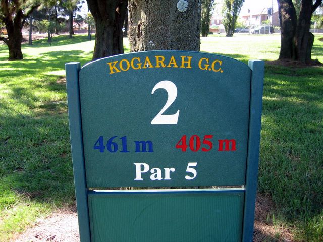 Kogarah Golf Course - Kogarah: Hole 2 - Par 5, 461 meters