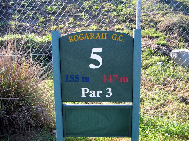 Kogarah Golf Course - Kogarah: Hole 5 - Par 3, 155 meters