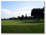 Kogarah Golf Course - Kogarah: Green on Hole 8 looking back along fairway