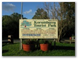 Korumburra Tourist Park - Korumburra: Korumburra Tourist Park welcome sign