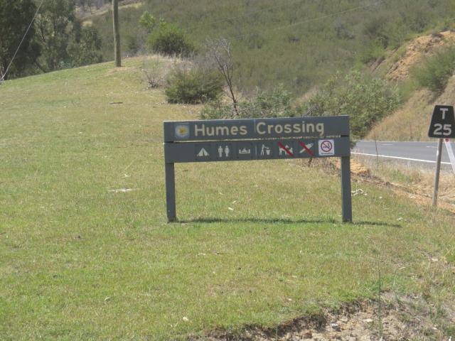Humes Crossing - Blowering: Entrance.