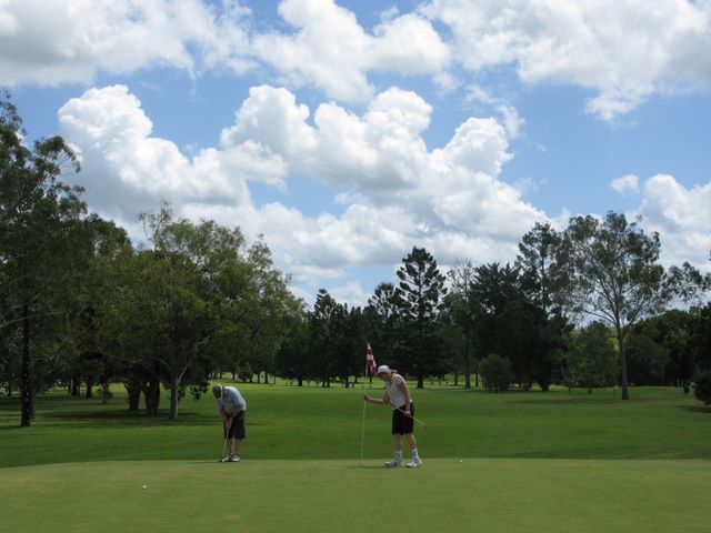 Kyogle Golf Course - Kyogle: Green on Hole 7.