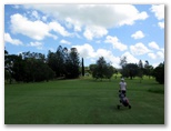 Kyogle Golf Course - Kyogle: Approach to the green on Hole 3.