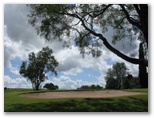 Kyogle Golf Course - Kyogle: Large bunker guarding the Green on Hole 4.