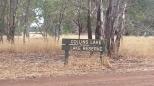 Lake Collins Reserve - Edenhope: Welcome sign.