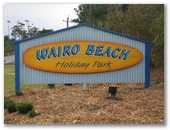 Wairo Beach Tourist Park - Lake Tabourie: Wairo Beach Holiday Park welcome sign