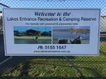 Lakes Entrance Recreation and Camping Reserve - Lakes Entrance: Welcome sign