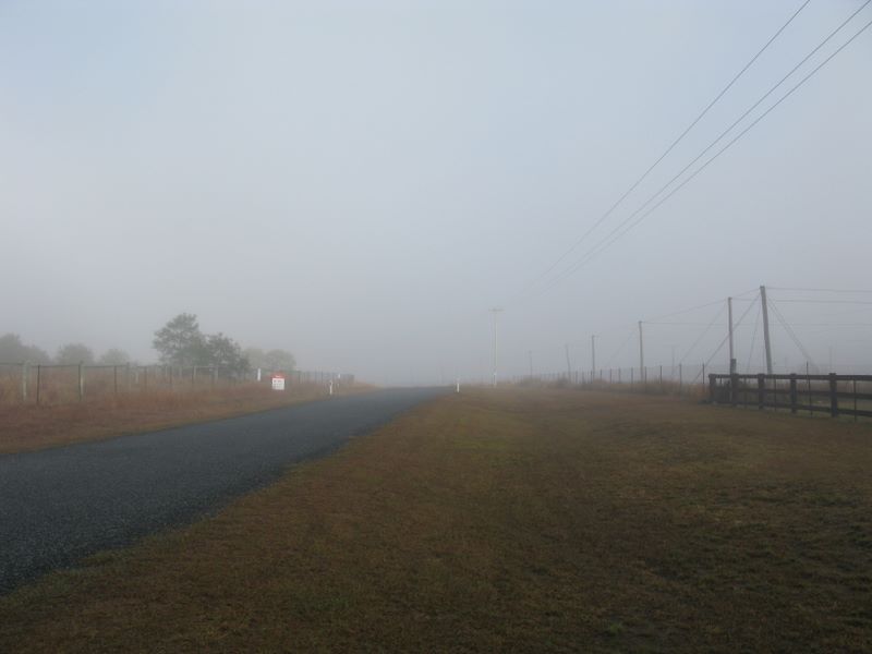 Lanitza NSW - Lanitza: Looking west on a foggy morning