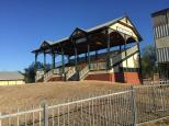 Lockhart Showground - Lockhart: The grandstand is beautifully designed and quite elegant despite being reasonably large in size.