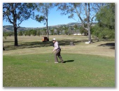 Lowood and District Golf Club - Lowood: Approach to the green on Hole 8