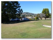 Lowood and District Golf Club - Lowood: Hole 9 ends near the Clubhouse.