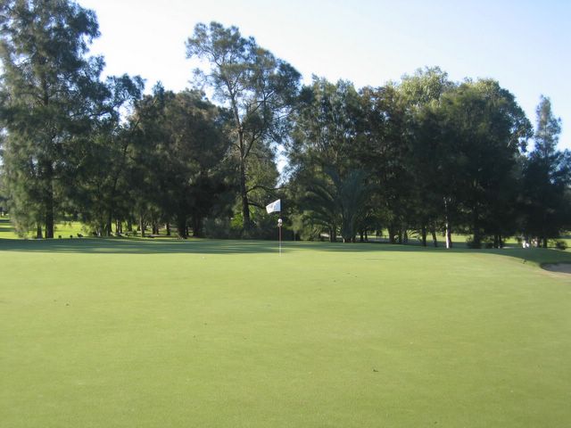 Mackay Golf Course - Mackay: Green on Hole 2