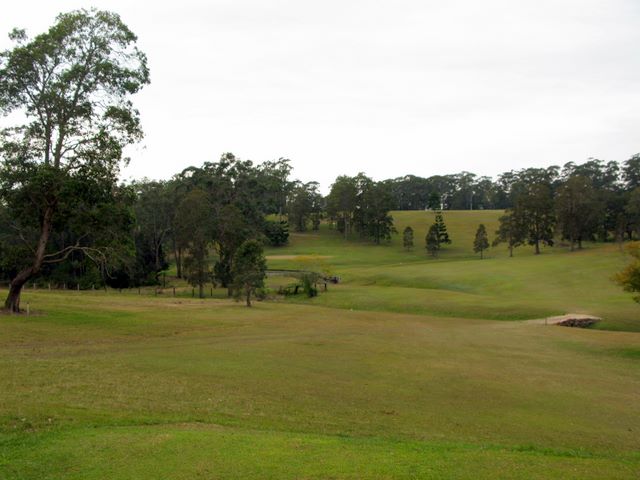 Macksville Country Club - Macksville: Fairway view on Hole 2 - the green is to left in the distance.  This is a challenging Par 3.