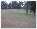 Macksville Country Club - Macksville: Approach to the green on Hole 8