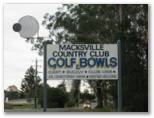 Macksville Country Club - Macksville: Macksville Country Club welcome sign