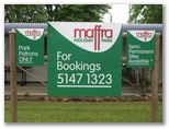 Maffra Holiday Park - Maffra: Maffra Holiday Park welcome sign
