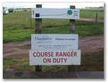 Maffra Golf Course Hole By Hole - Maffra: Hole 1 Par 4 354 metres.  Sponsored by Duesburys Accountants Sale and Bairnsdale.