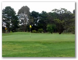 Maffra Golf Course Hole By Hole - Maffra: Green on Hole 5.