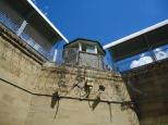 Coachstop Caravan Park - Maitland: The turret where the guards watched over the prisoners at Maitland Gaol.