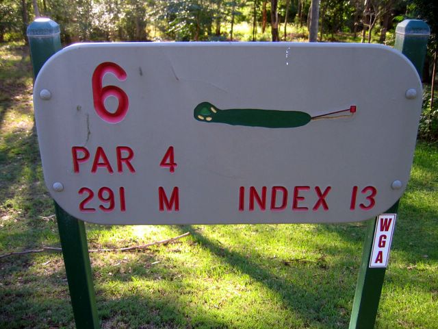 Easts Leisure and Golf Course - Maitland: Hole 6 - Par 4, 291 meters