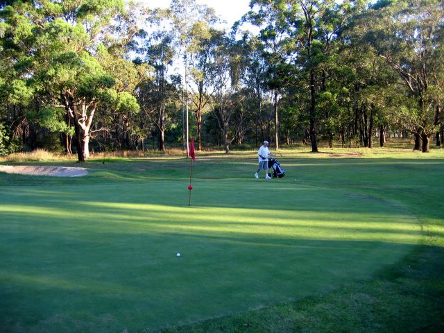 Easts Leisure and Golf Course - Maitland: Green on Hole 7