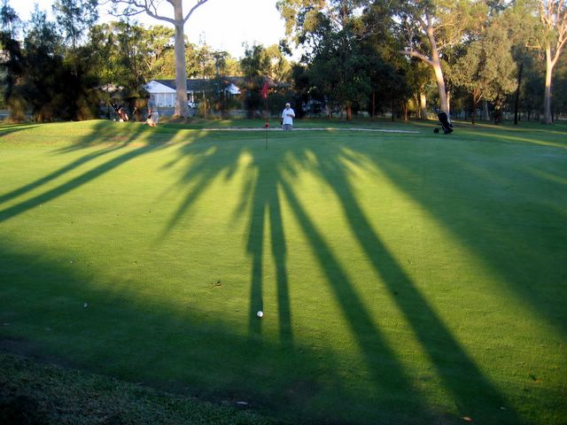 Easts Leisure and Golf Course - Maitland: Green on Hole 8