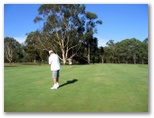 Easts Leisure and Golf Course - Maitland: Green on Hole 1