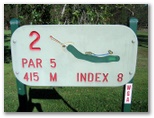 Easts Leisure and Golf Course - Maitland: Hole 2 - Par 5, 415 meters