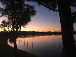 Mallacoota Foreshore Holiday Park - Mallacoota: Magnificent sunset over the water.