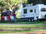 Mallacoota Foreshore Holiday Park - Mallacoota: our powered van site $20/night (July) good facilities,close to shops etc,right on the water,hundredsof camp sites very busy in holiday season.